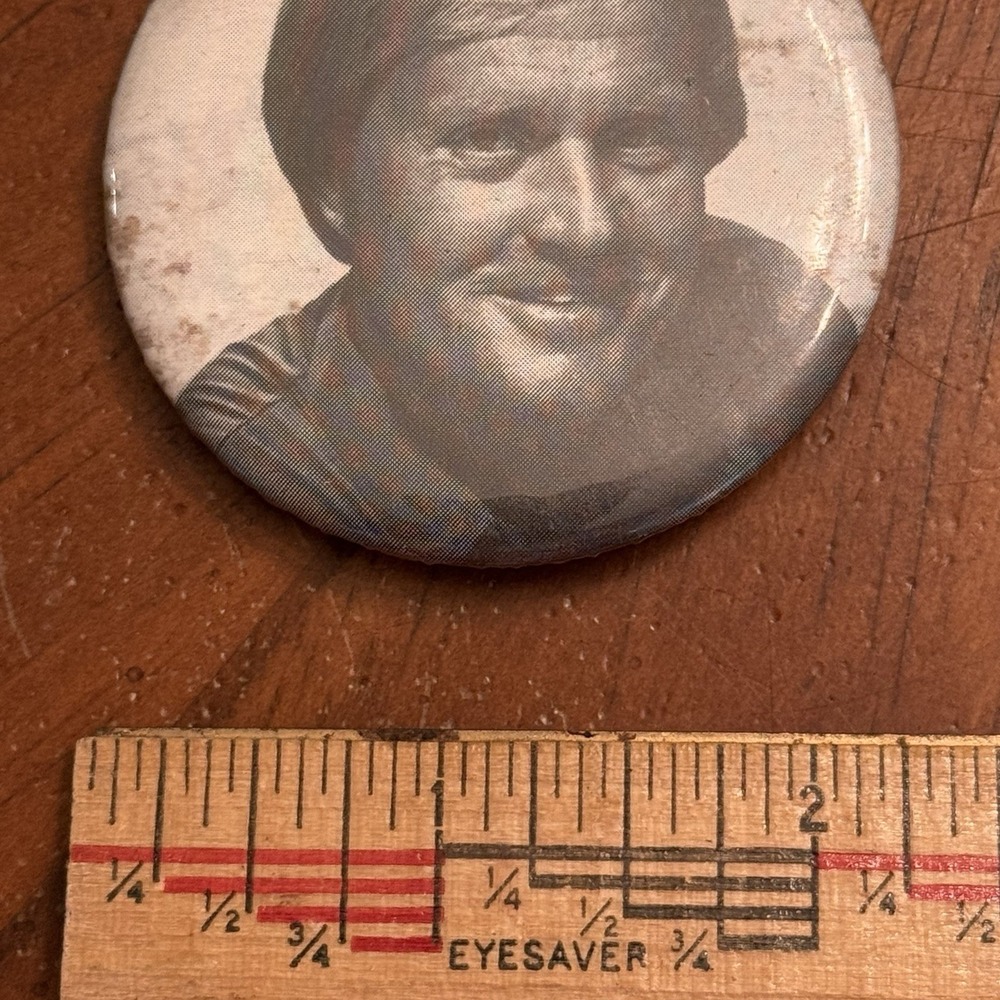 Jack Nicklaus Golf Vintage Pinback Button Pin Round Circle - Picture 2 of 3